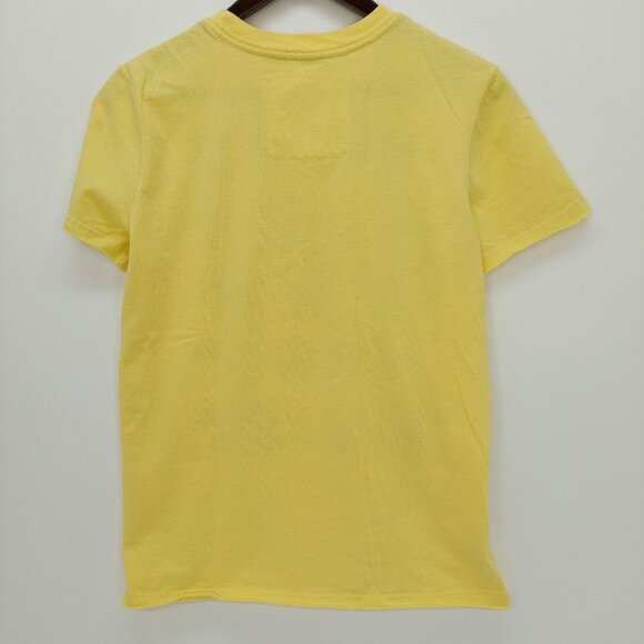 Epic Threads "Never Fake The Music U Make" Yellow Graphic Tee Size L 100% Cotton - Picture 2 of 8